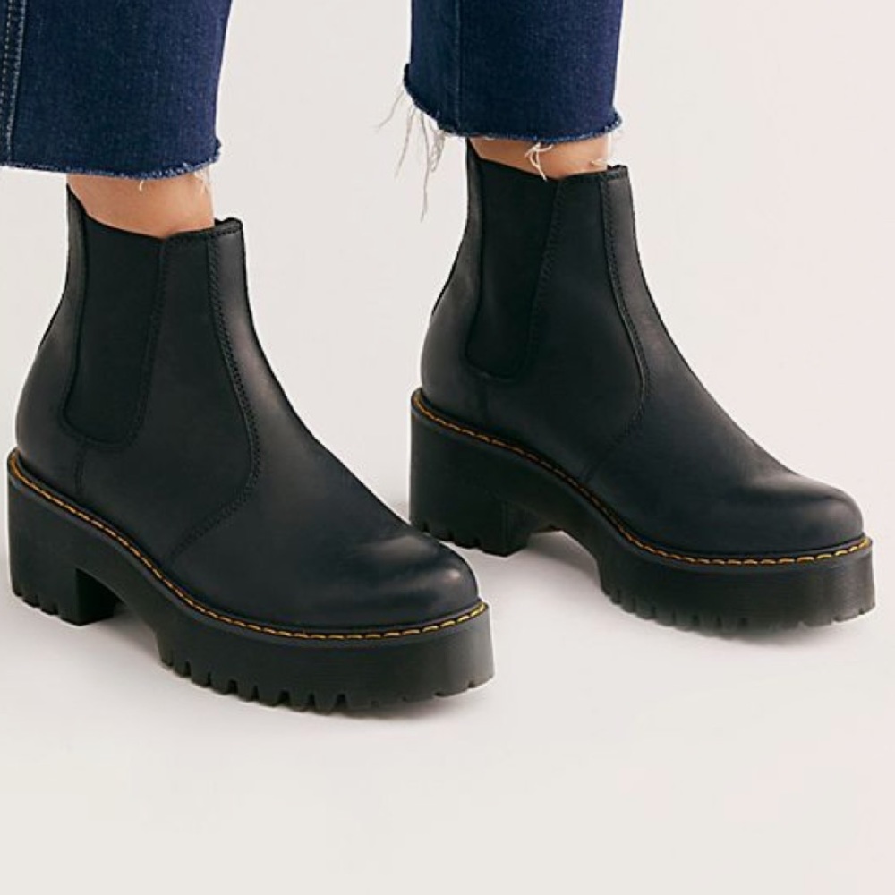 Dr. Marten Rometty Wyoming leather platform Chelsea boots